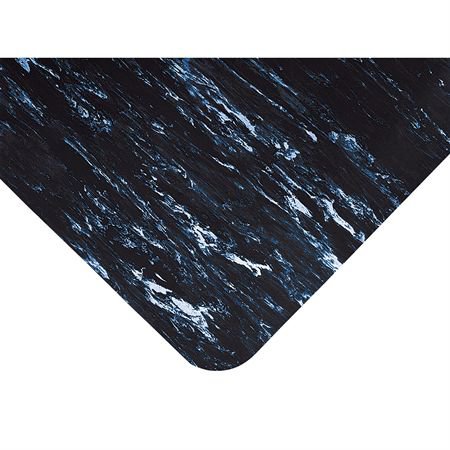 Market Lab Inc Anti-Fatigue Floor Mat Sof-Tyle™ Marble Mat 2 X 3 Foot Marbled Blue Rubber - M-1105399-1407 - Each