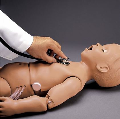 Nasco Heart and Lung Sounds Manikin Gaumard® Non-Gender Specific Pediatric / 5 - Year Old 37 lbs.