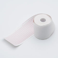 Precision Charts ECG Recording Paper Thermal Paper 50 mm X 100 Inch Z-Fold Red Grid