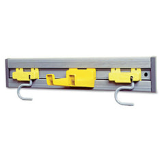 Rubbermaid® Commercial Closet Organizer/Tool Holder, 18w x 3.25d x 4.25h, Gray