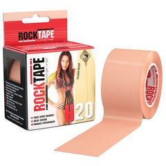 Patterson Medical Supply Kinesiology Tape Rock Tape® H20 Cotton / Nylon 2 Inch X 16-2/5 Foot Beige NonSterile