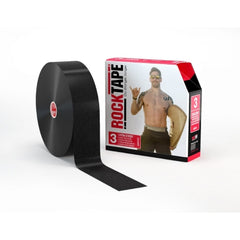 Kinesiology Tape Rock Tape® H20 Cotton / Nylon 2 Inch X 105 Foot Black NonSterile