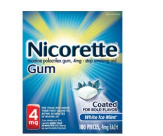 Glaxo Smith Kline Stop Smoking Aid Nicorette® 4 mg Strength Gum