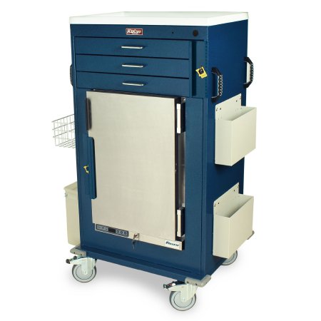 Harloff CART, MALIGNANT HYPERTHERMIA W/REFRIGERATOR STRG DRWR