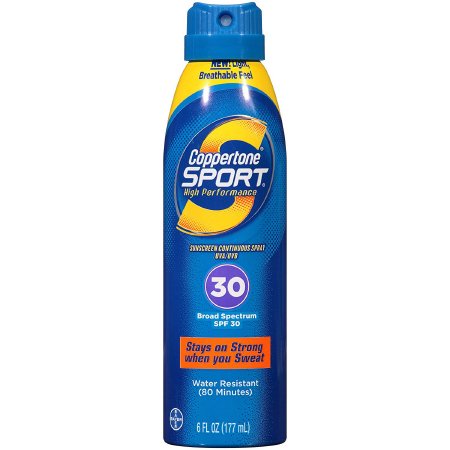 Bayer Sunscreen Coppertone® Sport® SPF 30 Spray Can Spray 5.5 oz.