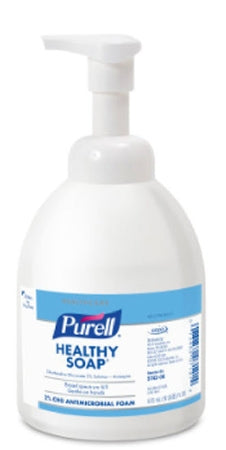 GOJO Antimicrobial Soap Purell® Foaming 18 oz. Pump Bottle Unscented