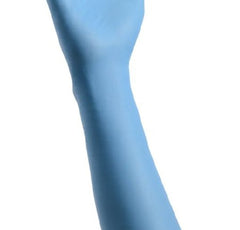 Cardinal Exam Glove Cardinal Health™ Decontamination Large NonSterile Nitrile Extended Cuff Length Fully Textured Blue Chemo Tested - M-1107385-4581 - Case of 500