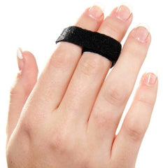 Alimed Finger Splint 3pp® Buddy Loop® Hook and Loop Strap Closure Left or Right Hand Black