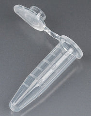 Globe Scientific Microcentrifuge Tube Conical Bottom Plain 500 µL Without Color Coding Snap Cap Polypropylene Tube