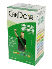 Fabrication Enterprises Exercise Resistance Band CanDo® Green 5 Inch X 5 Foot Medium Resistance