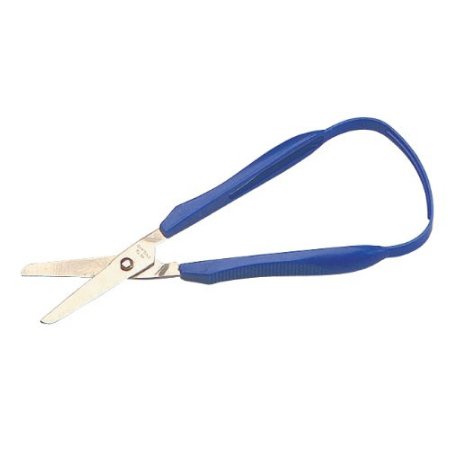 Patterson Medical Supply General Purpose Scissors Performance Health Easi-Grip Floor Grade Stainless Steel / Plastic Loop Handle Blunt Tip / Blunt Tip - M-1107742-4033 - Each