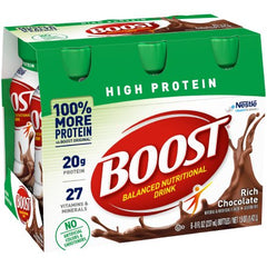 Nestle Healthcare Nutrition Oral Supplement Boost® High Protein Rich Chocolate Flavor Ready to Use 8 oz. Bottle