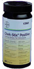 Siemens Urinalysis Control Chek-Stix® 25 Strips Positive