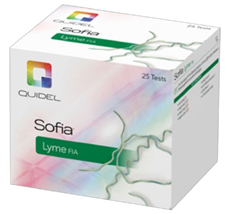 Quidel Rapid Test Kit Sofia® Lyme FIA Fluorescence Immunoassay (FIA) Lyme Disease Test Serum / Plasma Sample 25 Tests