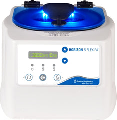 Drucker Fixed Angle Centrifuge Horizon Series 6 Tubes Fixed Angle Rotor 3,900 RPM Max Speed, 1,850xG Max RCF