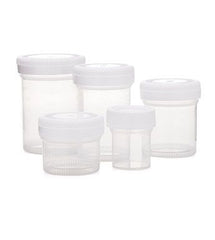 StatLab Medical Products Specimen Container 2 X 3 Inch Polypropylene 120 mL (4 oz.) Screw Cap Patient Information NonSterile
