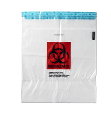 StatLab Medical Products Specimen Transport Bag With Document Pouch 15 X 17 Inch Plastic Adhesive Closure Biohazard Symbol / Storage Instructions NonSterile