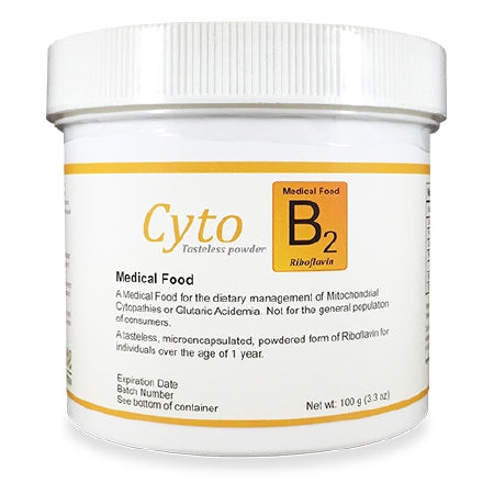 Solace Nutrition Oral Supplement / Tube Feeding Formula Cyto B2® Unflavored Powder 100 Gram Jar