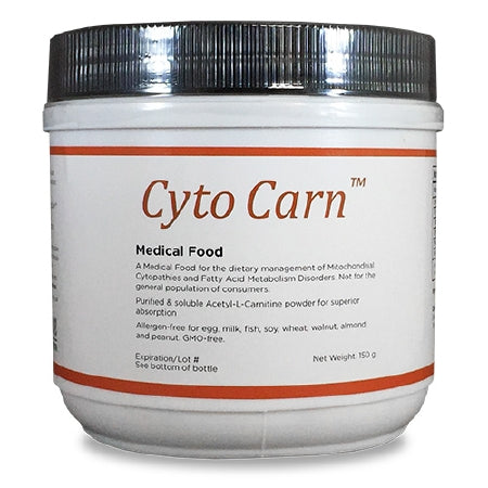 Solace Nutrition Oral Supplement / Tube Feeding Formula Cyto® Carn Unflavored Powder 100 Gram Jar
