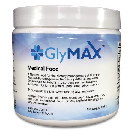 Solace Nutrition Metabolic Oral Supplement GlyMAX™ Unflavored 225 Gram Jar Powder