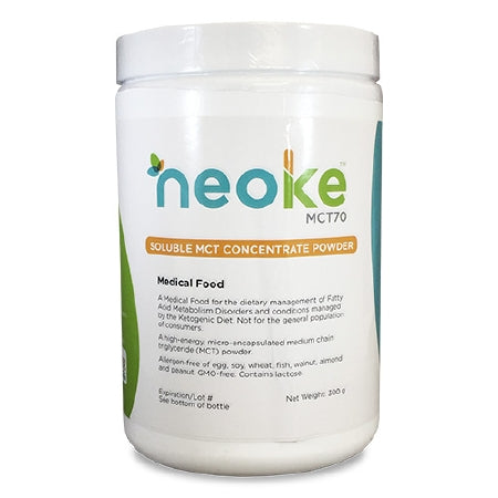 Solace Nutrition Oral Supplement / Tube Feeding Formula neoKe MCT 70 Flavored Powder 300 Gram Can