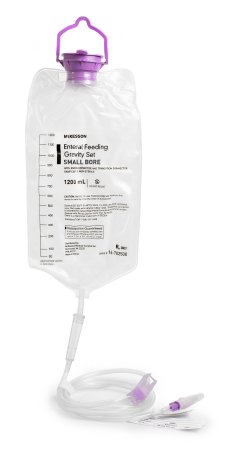 Gravity Feeding Bag Set McKesson 1200 mL