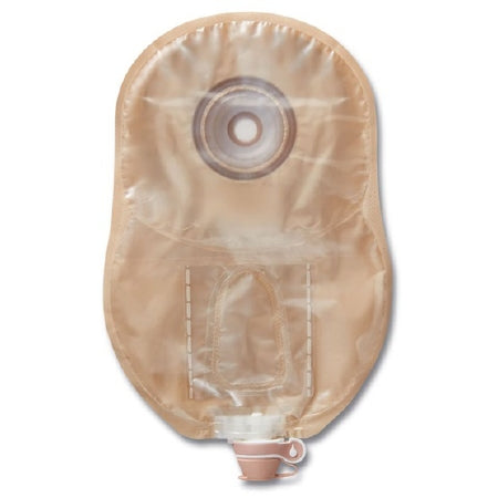 Hollister Urostomy Pouch CeraPlus One-Piece System 9 Inch Length 1-1/8 Inch Stoma Drainable Soft Convex, Pre-Cut