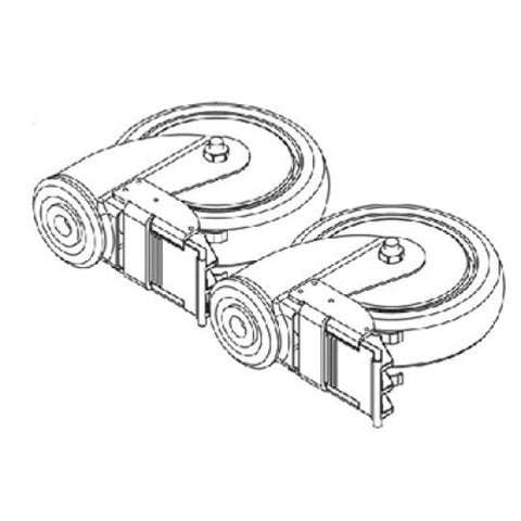 Invacare Shroud Footrest - M-820696-4133 - Each