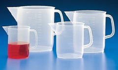 Globe Scientific Pitcher General Purpose Polypropylene 1,000 mL (32 oz.)