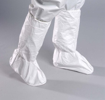 Alpha ProTech Boot Cover Microbreathe™ UltraGrip™ X-Large Calf High Nonskid Sole White NonSterile