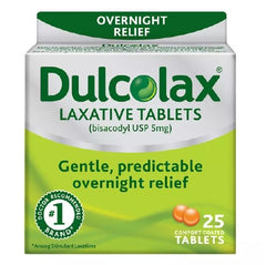 Sanofi Pasteur Laxative Dulcolax® Tablet 25 per Box 5 mg Strength Bisacodyl USP