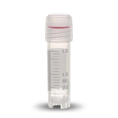 Simport Scientific Cryovial® Cryogenic Tube Round Bottom Plain 12.5 X 47 mm 2 mL Without Color Coding Screw Cap Polypropylene Tube