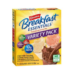 Nestle Healthcare Nutrition Oral Supplement Carnation® Breakfast Essentials® Variety Flavor Powder 36 Gram Individual Packet