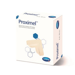 Hartmann Silicone Foam Dressing Proximel™ 6 X 6 Inch Square Silicone Adhesive with Border Sterile