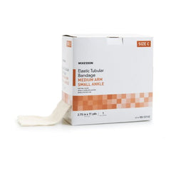 Elastic Tubular Support Bandage McKesson Spandagrip™ 2-3/4 Inch X 11 Yard Medium Arm / Small Ankle Standard Compression Pull On Natural Size C NonSterile