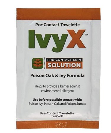 Coretex Products Itch Relief IvyX™ Pre-Contact Towelette 25 per Box Individual Packet