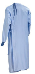 Standard Textile Surgical Gown ComPel® X-Large Blue NonSterile AAMI Level 2 Reusable