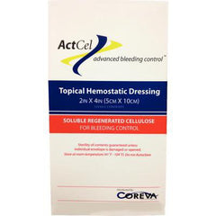 Coreva Health Science LLC Haemostatic Dressing ActCel® 2 X 4 Inch Cellulose Sterile