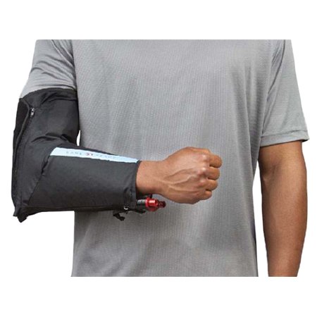 Fabrication Enterprises Cold Therapy Wrap Game Ready® ATX® without Heat Exchange Flexed Elbow One Size Fits Most Nylon Reusable