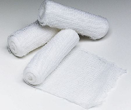 Conforming Bandage McKesson Cotton / Polyester 4 Inch X 4-1/10 Yard Roll Shape Sterile