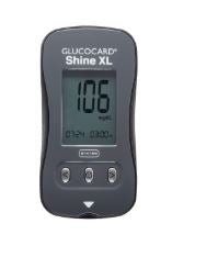 Arkray USA Blood Glucose Meter Glucocard® Shine 5 Second Results Stores Up To 250 Results Auto Coding
