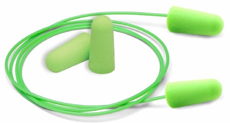 Moldex-Metric Ear Plugs Pura-Fit® Corded One Size Fits Most Bright Green