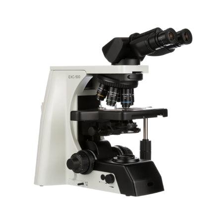 Accu-Scope Inc Accu-Scope® EXC-500 Series Compound Microscope Binocular Head NIS Infinity Corrected Plan 4X, 10X, 40XR, 100XR Oil 110 to 240V Mechanical Stage With Gorilla™ Glass Insert