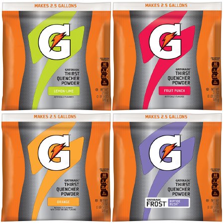 Lagasse Electrolyte Replenishment Drink Mix Gatorade® Frosted Riptide Rush / Fruit Punch / Lemon Lime / Orange Flavors 21 oz.