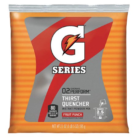 Lagasse Electrolyte Replenishment Drink Mix Gatorade® Fruit Punch Flavor 21 oz.