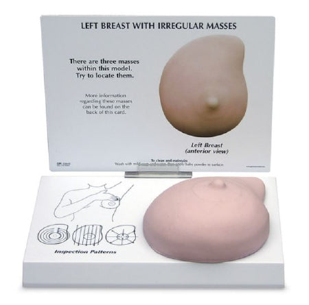 Nasco Breast Model Galloway Plastics Female Full-Size Left Breast 2-1/4 lbs.