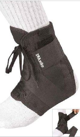 Mueller Sports Medicine Ankle Brace Mueller® Soft Ankle Brace Small Lace-Up / Hook and Loop Closure Male 7 to 9 / Female 8 to 10 Left or Right Foot