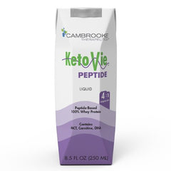 Cambrooke Therapeutics Oral Supplement / Tube Feeding Formula KetoVie™ Peptide 4:1 Unflavored Ready to Use 8.5 oz. Carton