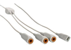 GE Healthcare Temperature Cable 400 Series Single, 0.5mL/1.7 Foot For use With Temperature Probe