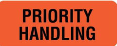 United Ad Label Pre-Printed Label UAL™ Allergy Alert Orange Paper Priority Handling Black Alert Label 7/8 X 2-1/4 Inch - M-1115646-2285 - Roll of 1
